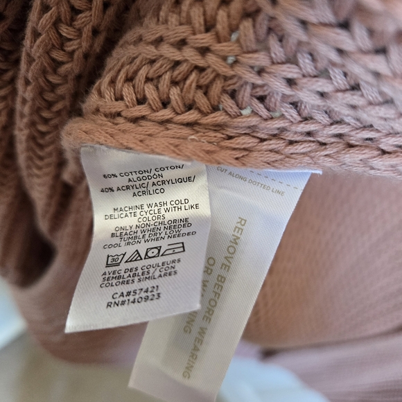 Loft Lou & Grey long pink knitted cardigan in size xs - Picture 4 of 5